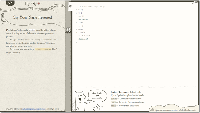 Code School - TryRuby