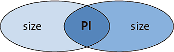 Zwei Exemplare teilen sich das statische Attribut PI.